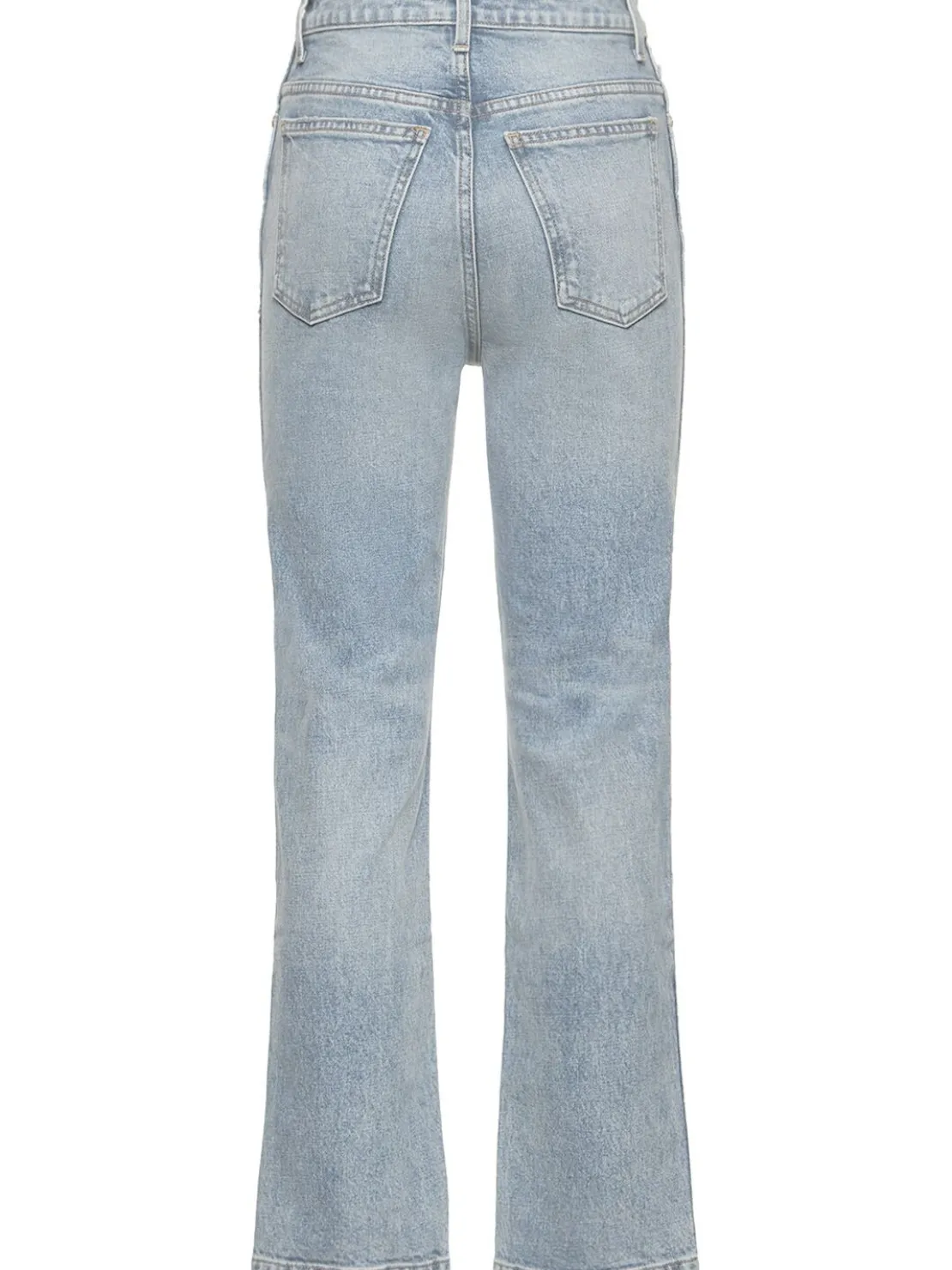 Jeans dritti Abigail in denim di cotone