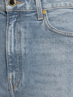 Jeans dritti Abigail in denim di cotone