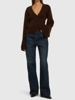 Jeans dritti Bonnie a vita alta