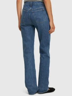 Jeans dritti Danielle a vita alta