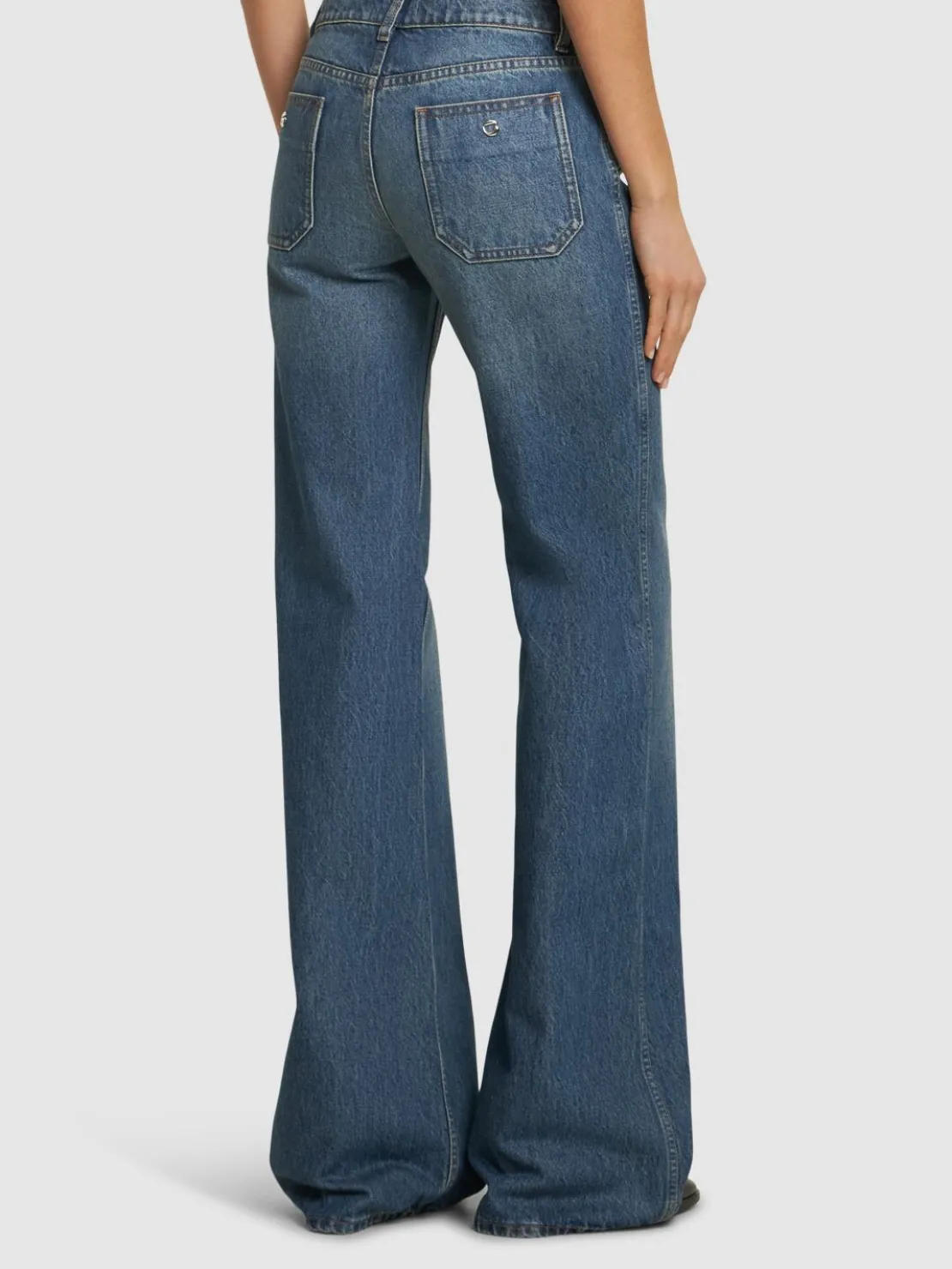 Jeans dritti in denim