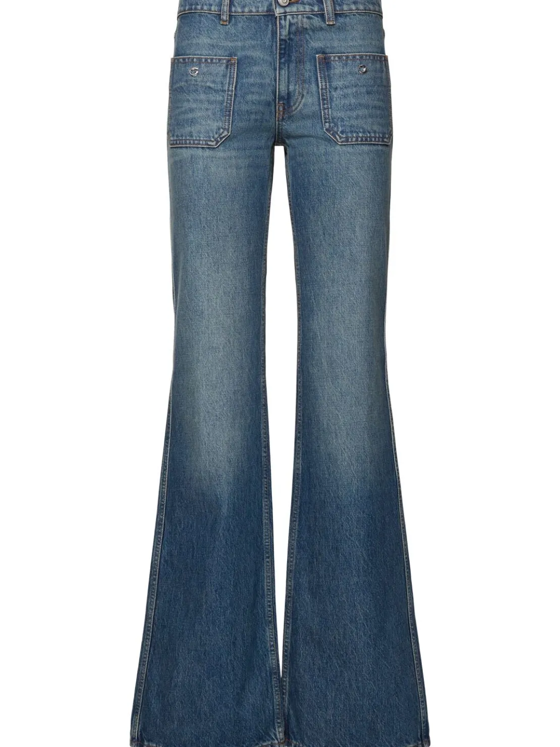Jeans dritti in denim