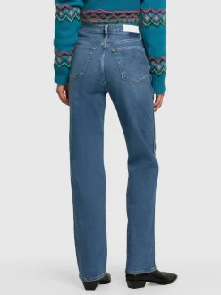 Jeans dritti loose fit vita alta 90s