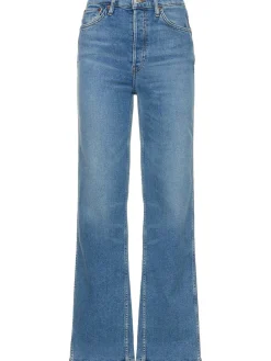 Jeans dritti loose fit vita alta 90s