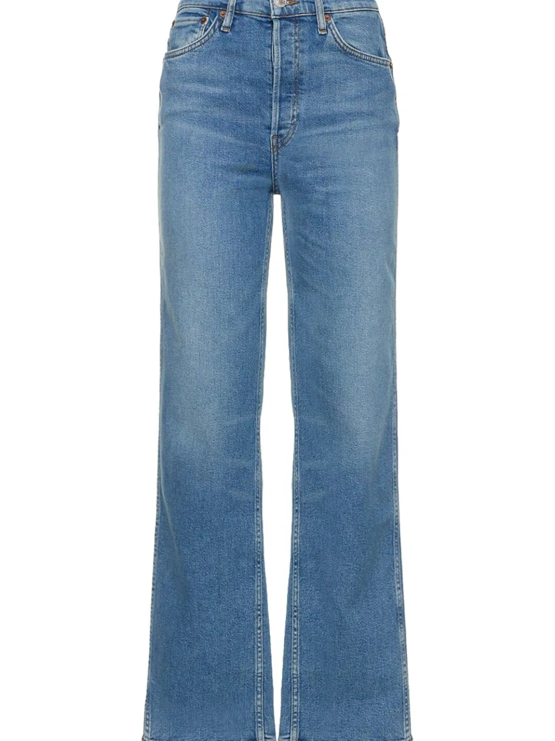 Jeans dritti loose fit vita alta 90s