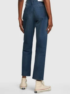 Jeans dritti 70s in denim di cotone