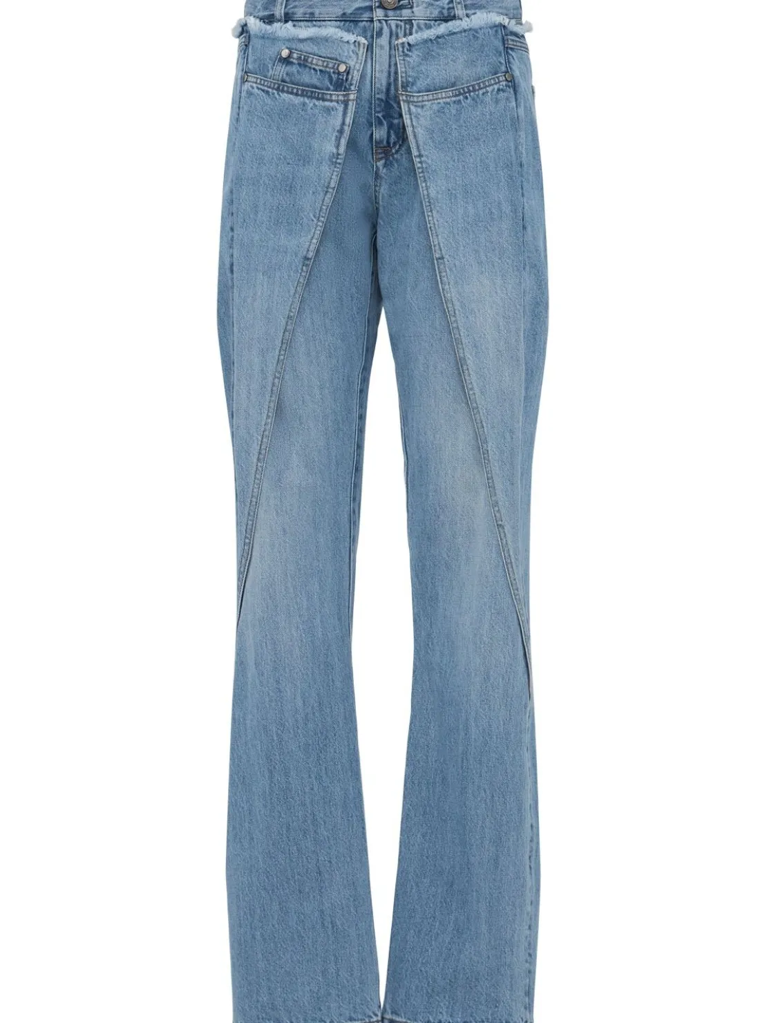 Jeans dritti upcycled