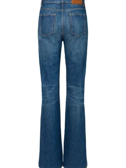 Jeans dritti vita alta