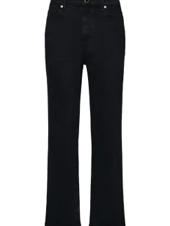 Jeans dritti vita alta cropped Abigail