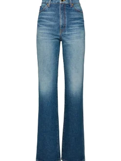 Jeans dritti vita alta Danielle in denim