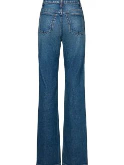 Jeans dritti vita alta Danielle in denim