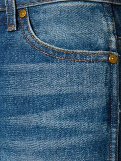 Jeans dritti vita alta Danielle in denim