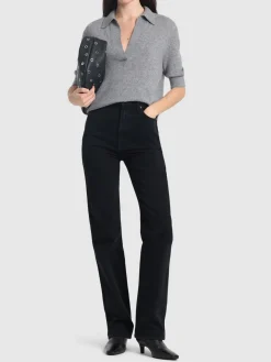Jeans dritti vita alta Danielle