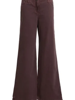 Jeans dritti vita bassa in denim