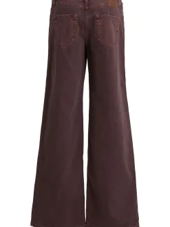 Jeans dritti vita bassa in denim