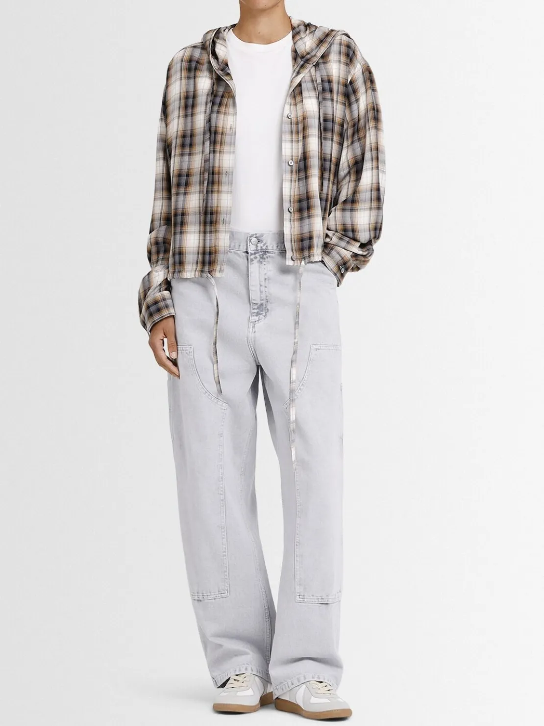 Jeans gamba ampia Brandon in cotone biologico