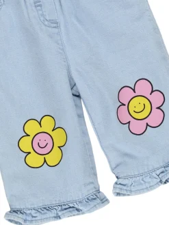 Jeans in cotone stampato