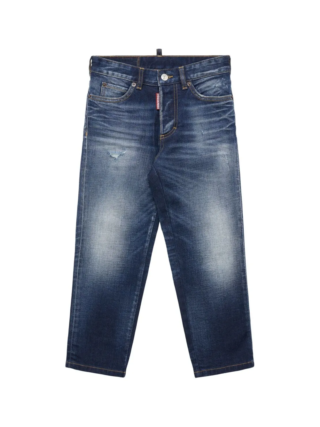 Jeans in denim di cotone stretch