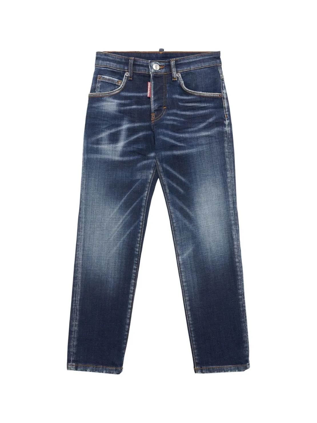 Jeans in denim di cotone stretch