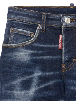 Jeans in denim di cotone stretch