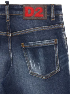 Jeans in denim di cotone stretch