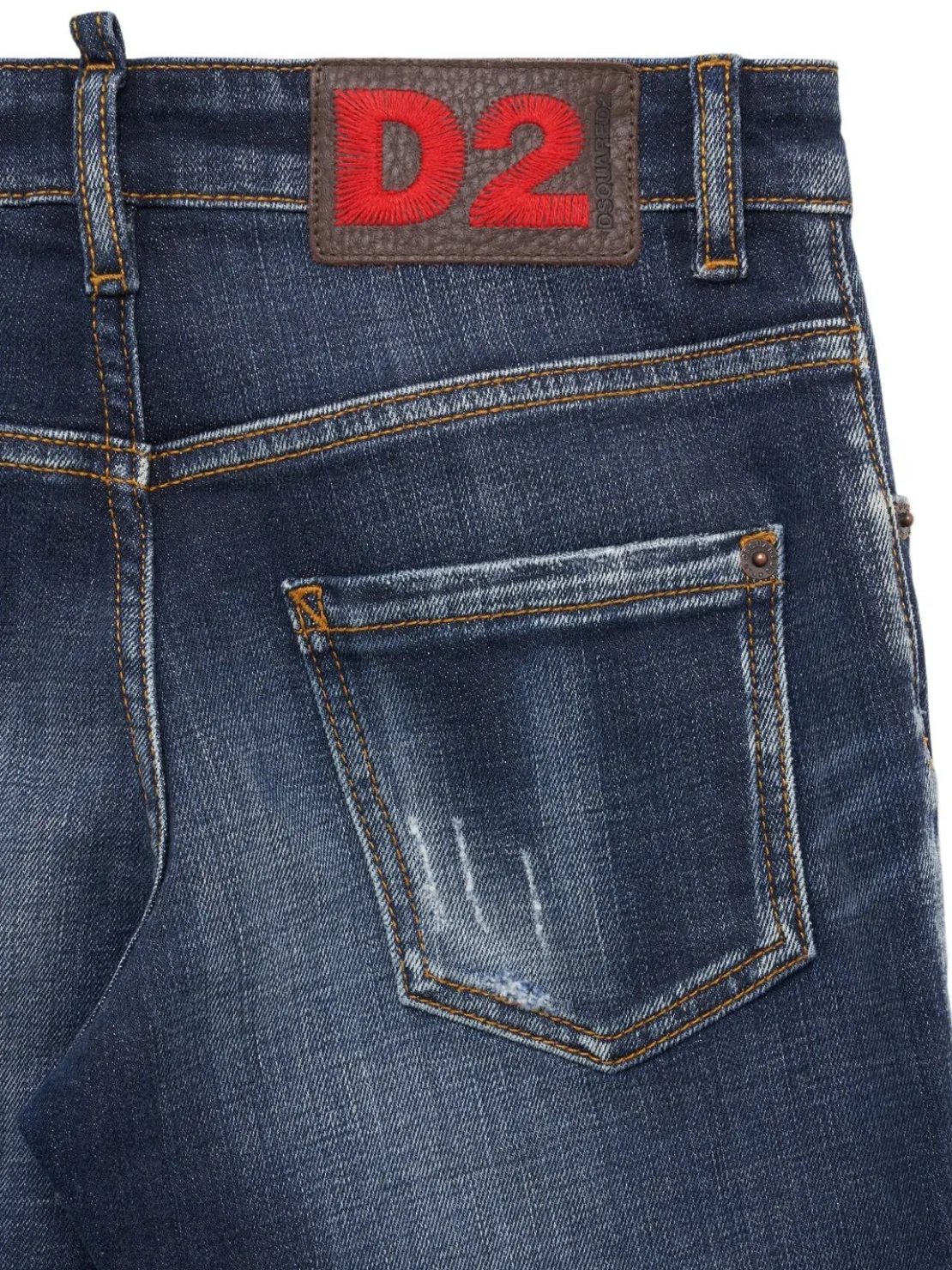Jeans in denim di cotone stretch