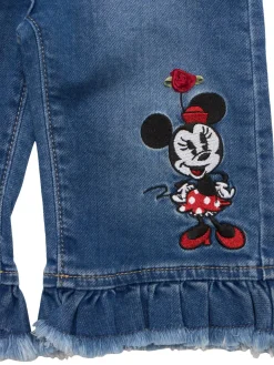 Jeans in misto cotone con ricami