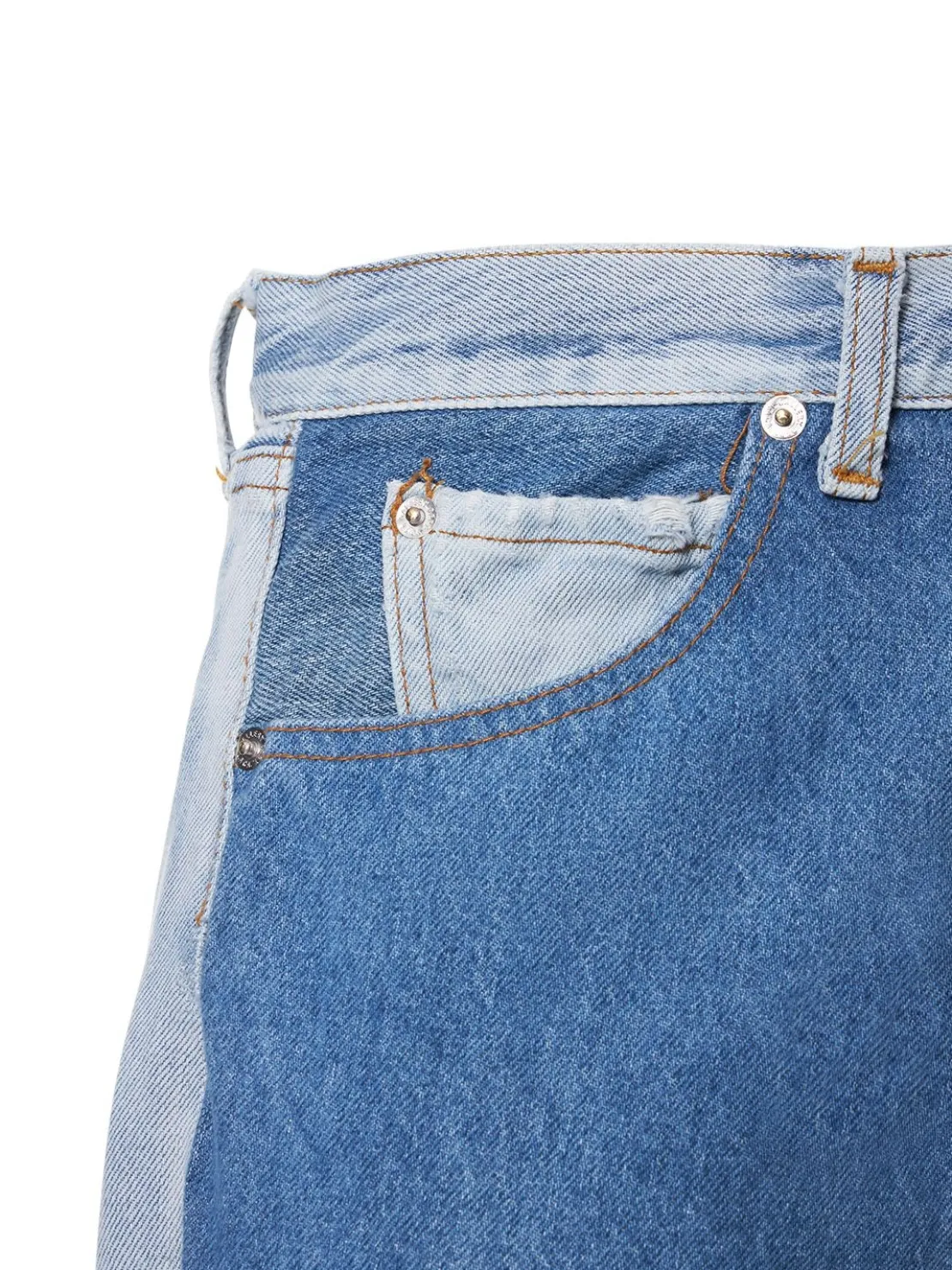 Jeans Ken in denim vintage distressed