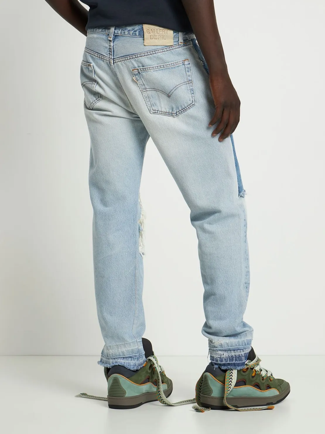 Jeans Ken in denim vintage distressed