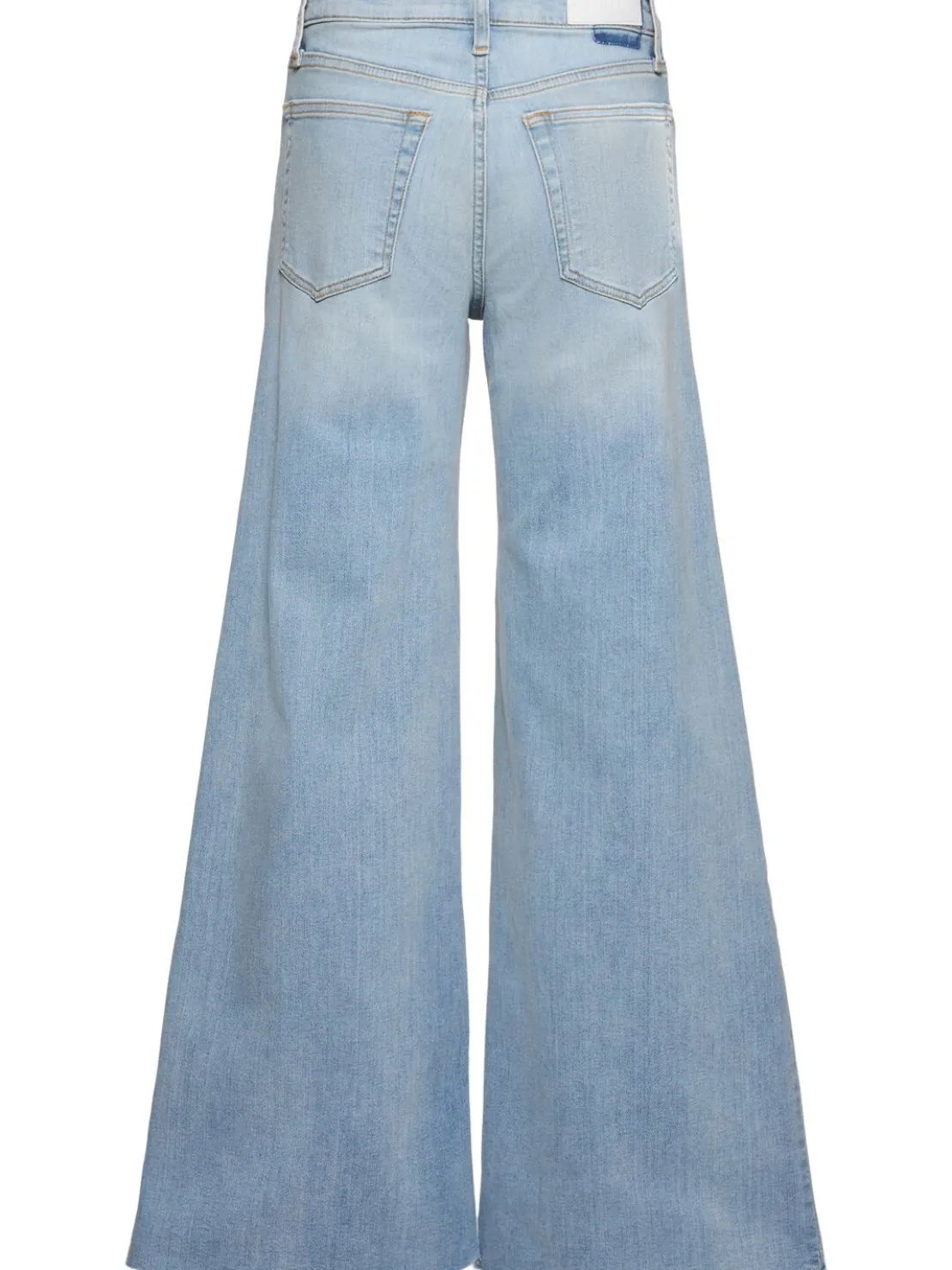 Jeans larghi vita media