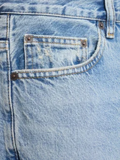 Jeans relaxed fit in denim di cotone