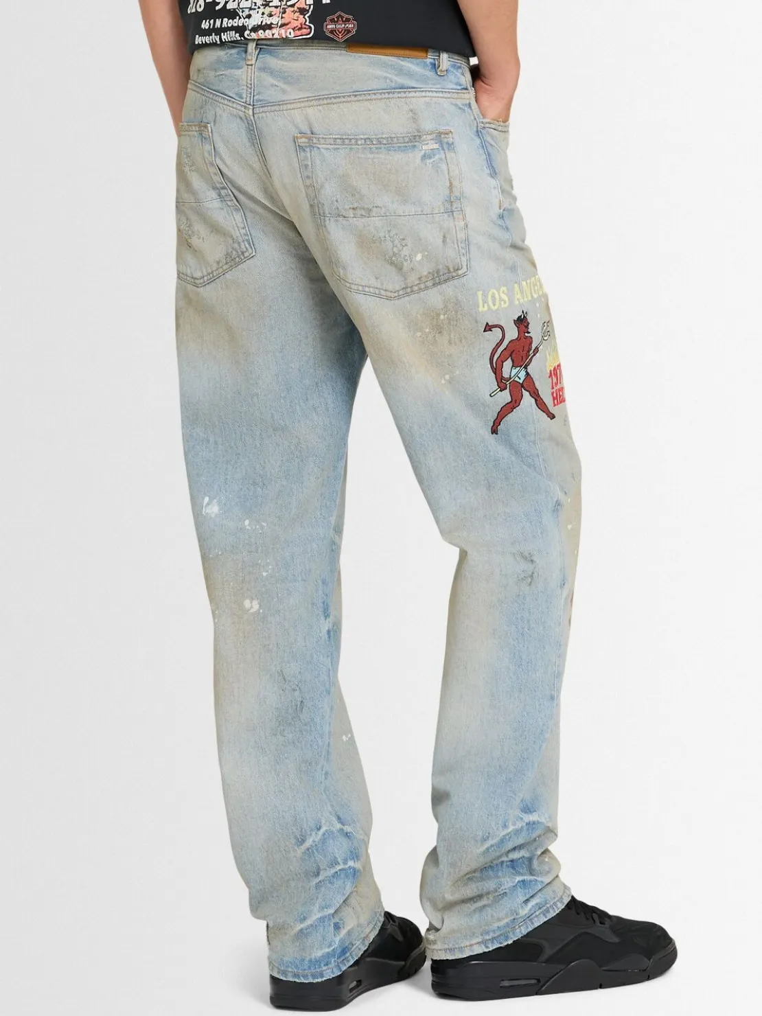 Jeans ricamati Sinners