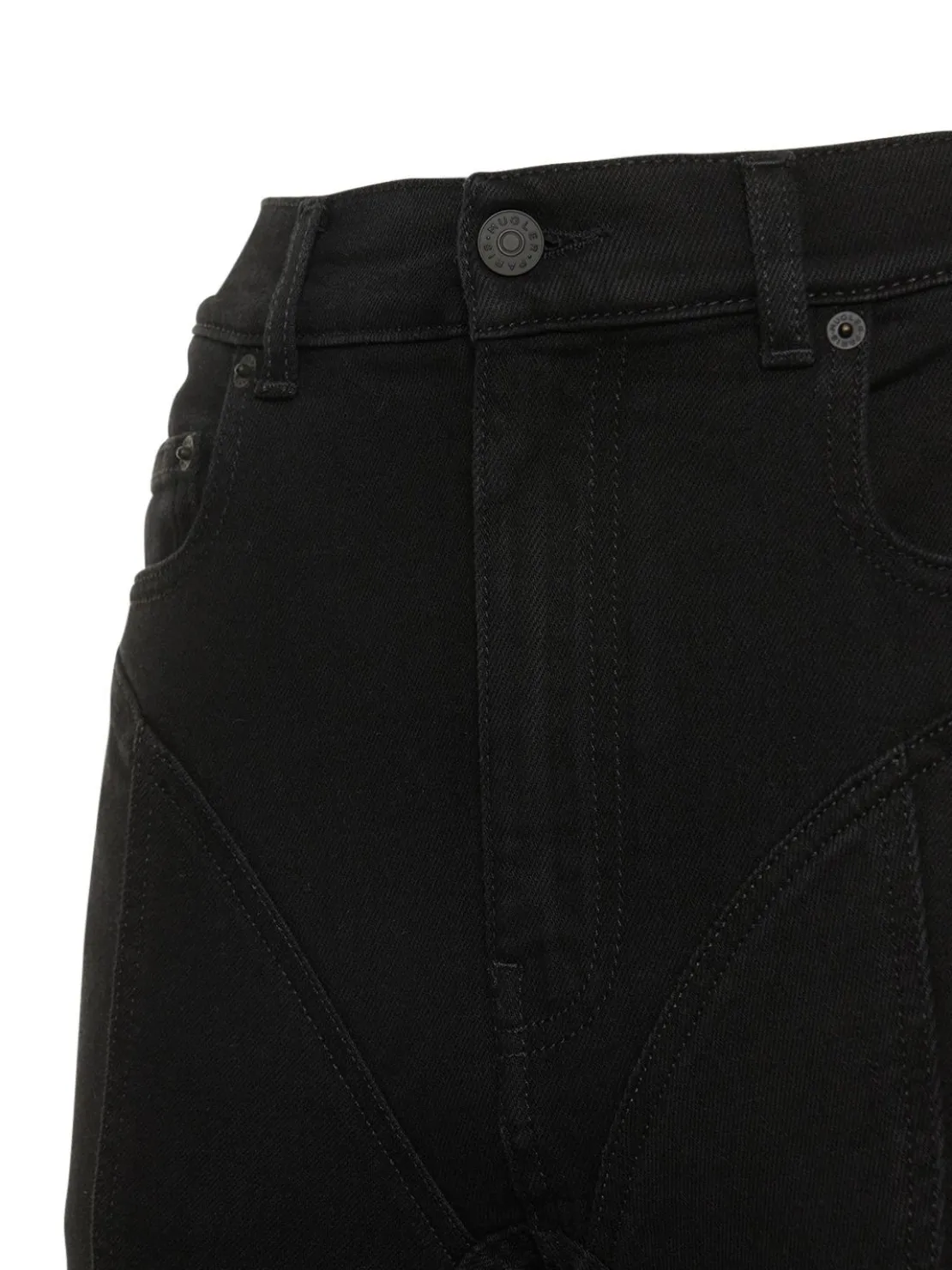 Jeans skinny in denim e jersey
