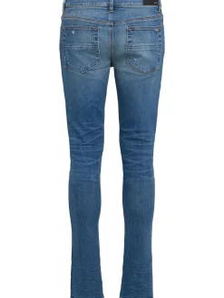 Jeans Stack in denim di cotone 15cm