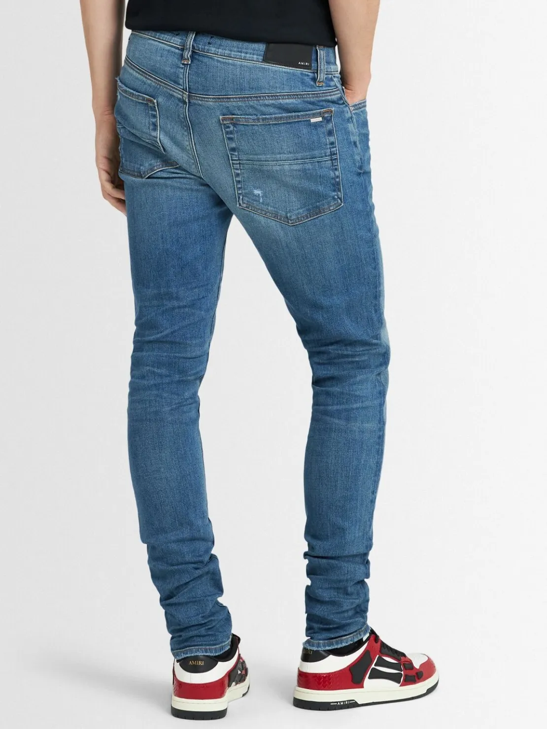 Jeans Stack in denim di cotone 15cm