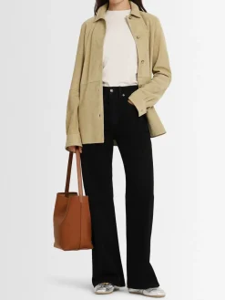 Jeans svasati 5 tasche in cotone biologico