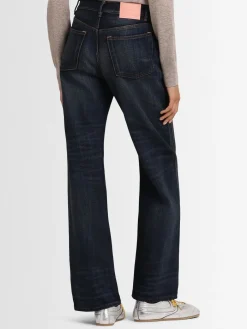 Jeans svasati 5 tasche in denim