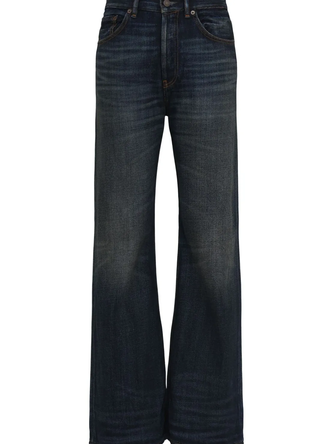 Jeans svasati 5 tasche in denim