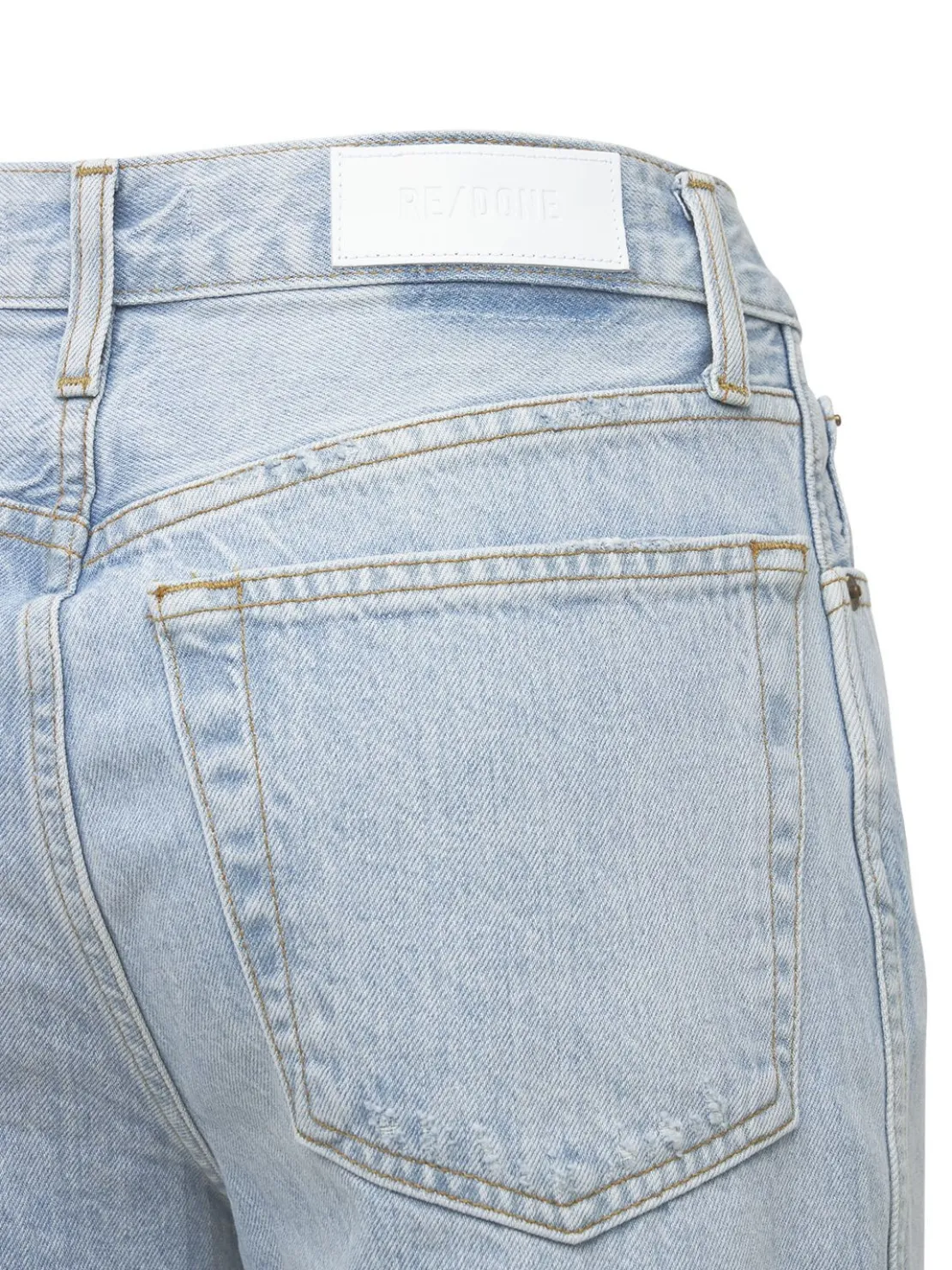 Jeans vita alta loose fit 90s distressed