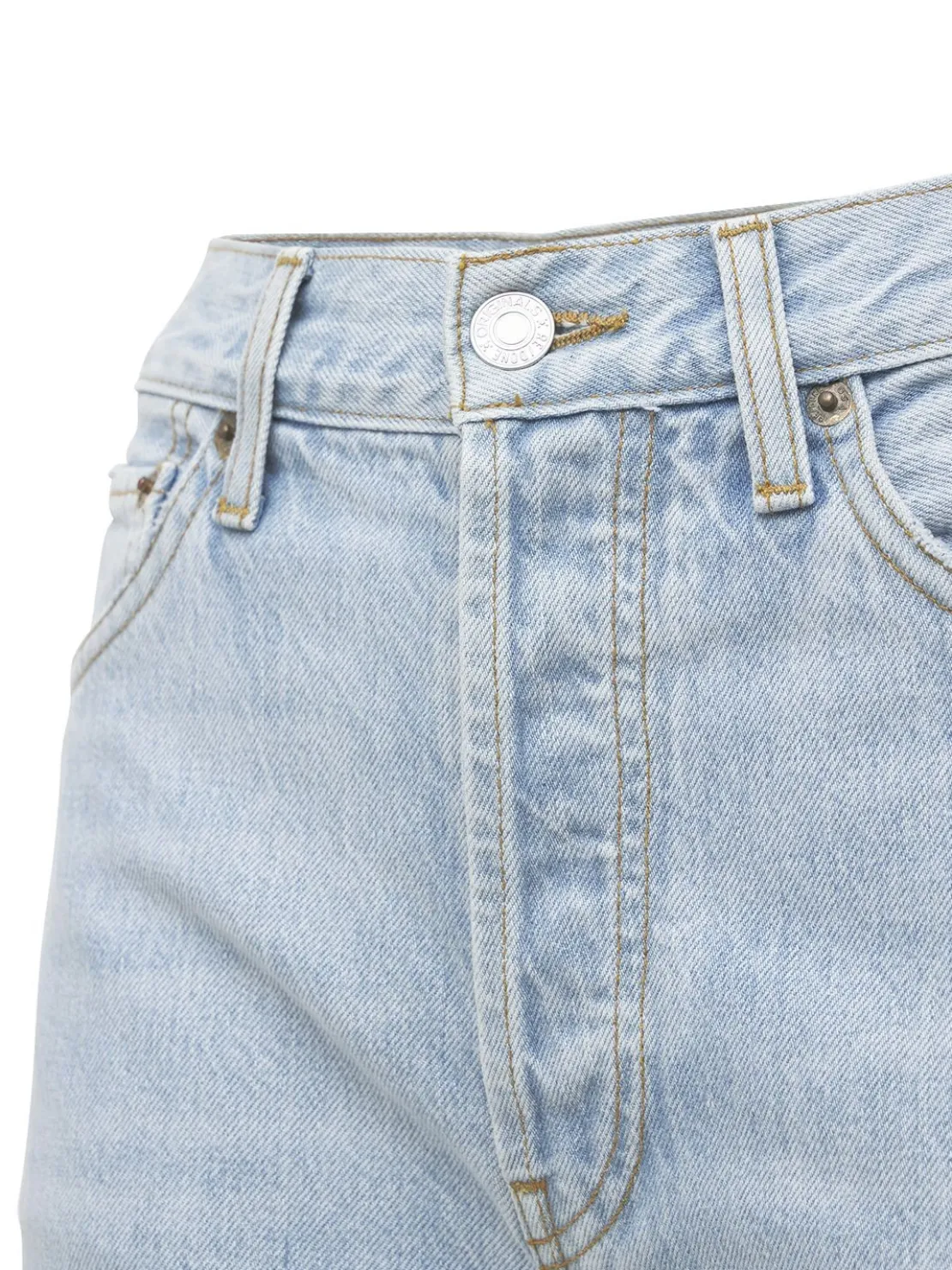 Jeans vita alta loose fit 90s distressed