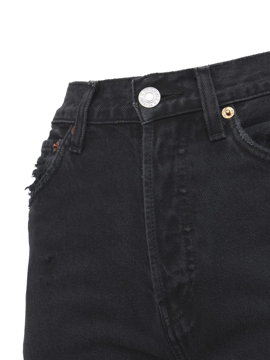 Jeans vita alta loose fit 90’s in denim