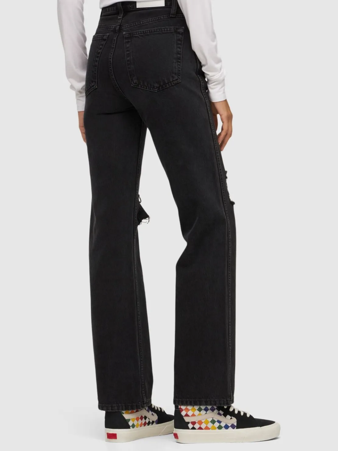 Jeans vita alta loose fit 90’s in denim