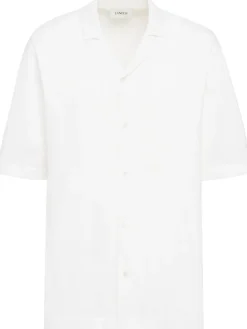 Knitted cotton polo shirt