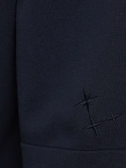 Knitted cotton polo shirt
