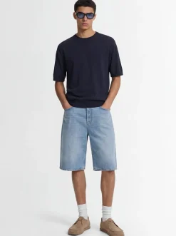 Knitted cotton t-shirt