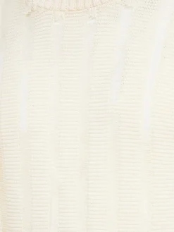 Knitted cotton vest