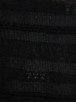 Knitted viscose blend t-shirt