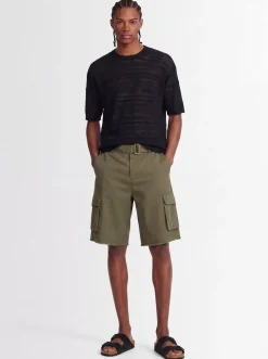 Knitted viscose blend t-shirt