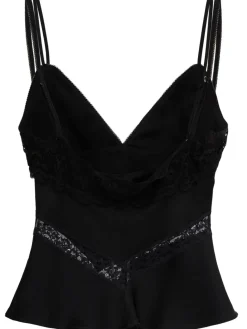 Lace & satin camisole