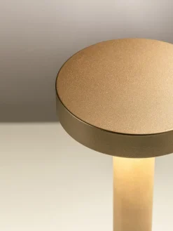 Lampada da tavolo TeTaTeT oro matte